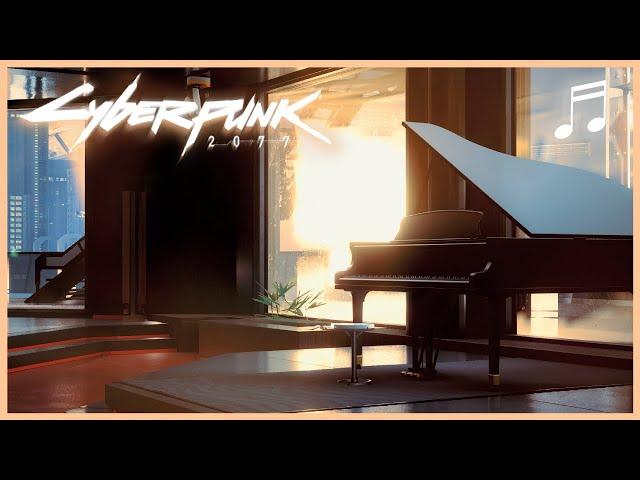 CYBERPUNK 2077 Piano in Peralez Apartment | Ambient Soundtrack