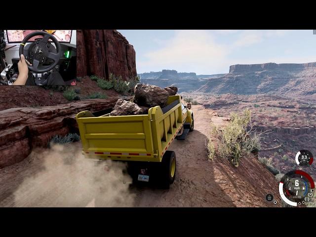 Dangerous trucking on a cliff edge - Gavril MD-Series | BeamNG.Drive