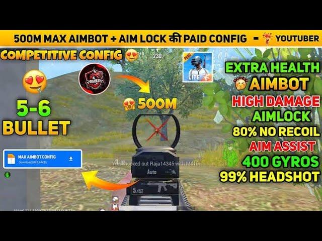 pubg mobile lite new update 0.27no recoil +high damage config file