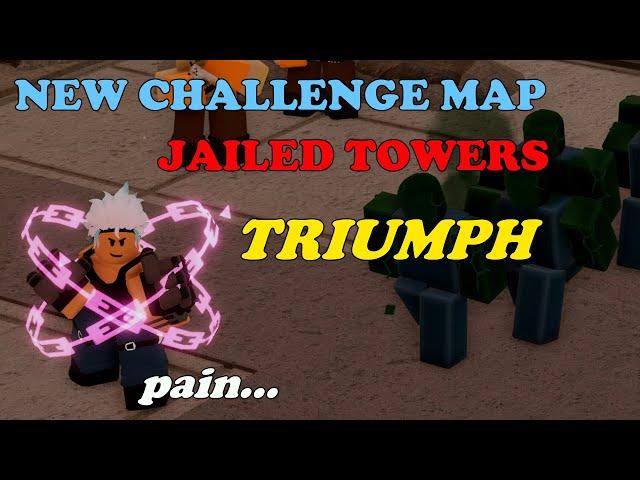 New JAILED TOWERS Challenge Map TRIUMPH! (its painful...) || Tower Defense Simulator