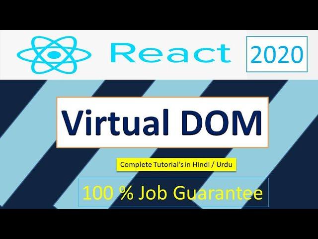 What is Virtual DOM| DOM vs Virtual DOM(Reactjs 2020 tutorials hindi/urdu)