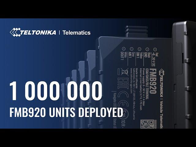 1 Million FMB920 Units Deployed