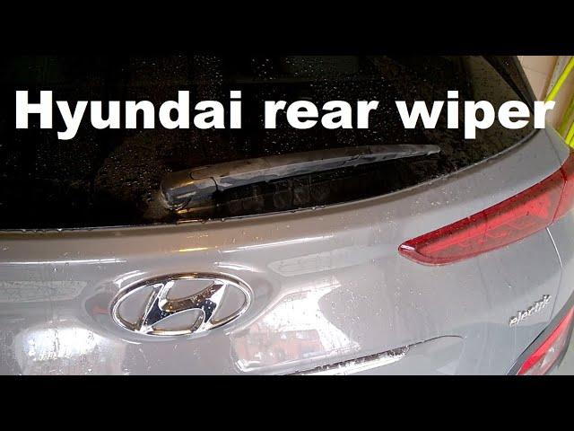 Hyundai rear wiper removal