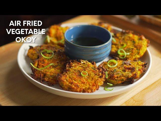 Air Fried Vegetable Okoy Recipe | Vegetable Fritters