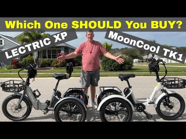 Lectric XP Trike Versus Mooncool TK1 eTrike: Which eBike Is Better?