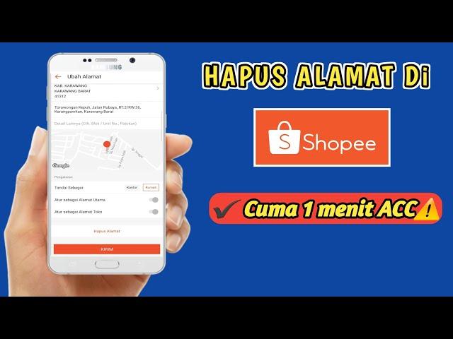 Cara menghapus alamat di Shopee Mudah dan Simple terbaru