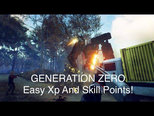 GenerationZero Easy XP And Skill Point Farm!