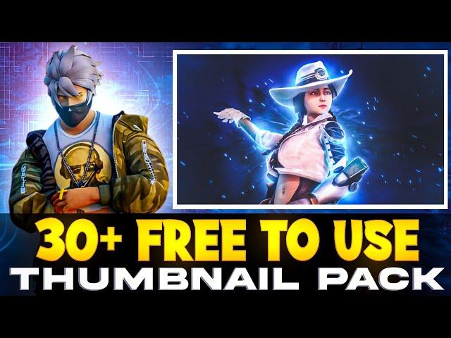 30+ FREE TO USE THUMBNAIL PACK || FREE FIRE ||KARTIK GFX️