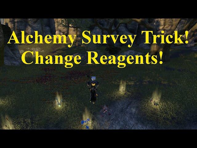 ESO Alchemy Survey Trick! Get the Reagents That You Want! EASY!