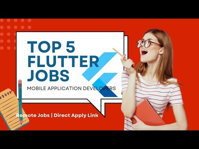 Top Flutter Jobs in India 2024  (Fresh Openings & Career Tips for Developers!) | Remote Jobs |