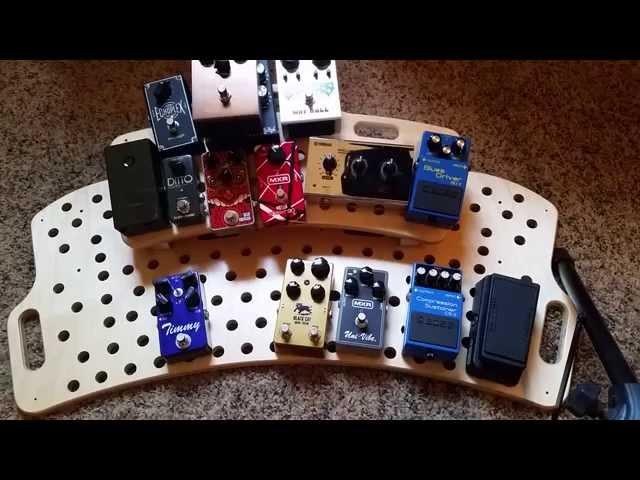 What order to put your pedals in.