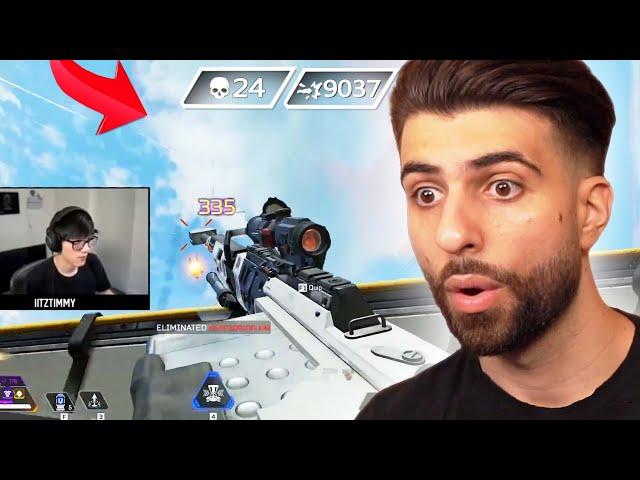 Reacting to the Worlds BEST Apex Player! (9000 Damage World Record)