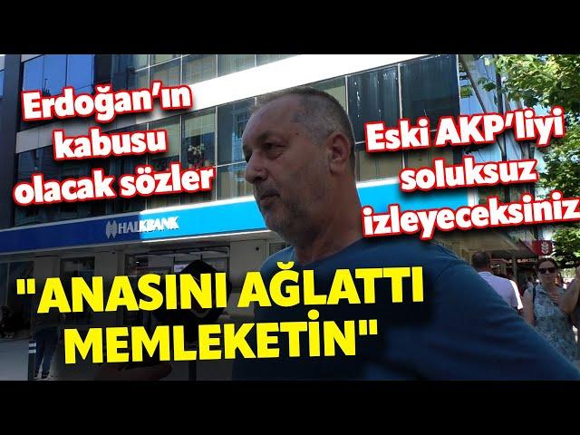 "ANASINI AĞLATTI MEMLEKETİN" ERDOĞAN İLE DALGA GEÇTİ KABUSU OLACAK SÖZLER SÖYLEDİ I SOKAK RÖPORTAJI