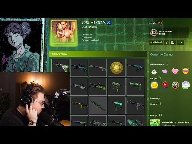 ohnepixel reviews a green themed inventory