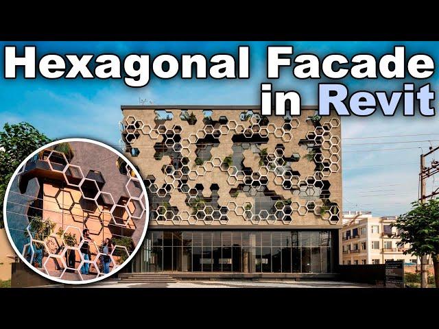 Hexagonal Facade in Revit Tutorial