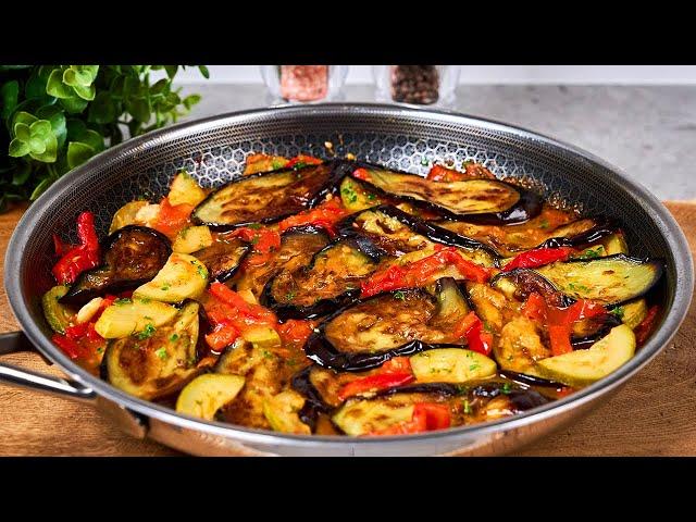 I have never eaten such delicious eggplant! Quick and incredibly easy recipe!