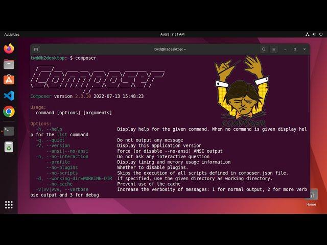 How to install Composer in Ubuntu 22.04 LTS