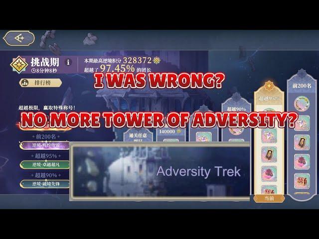 I WAS WRONG? TOA IS GONE? ADVERSITY TREK? [Sword of Convallaria]