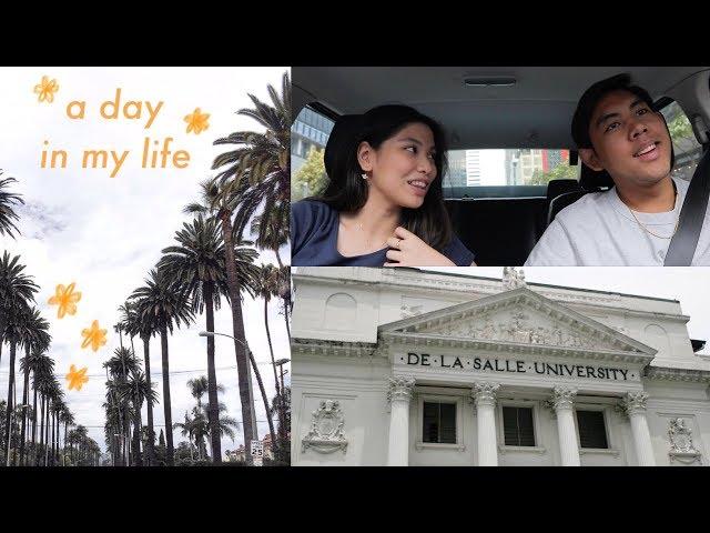 a day in my life: college (dlsu), youtube meetings & a date ;)