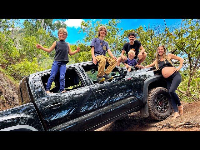 Off-road Camping in the Mountains of Oahu