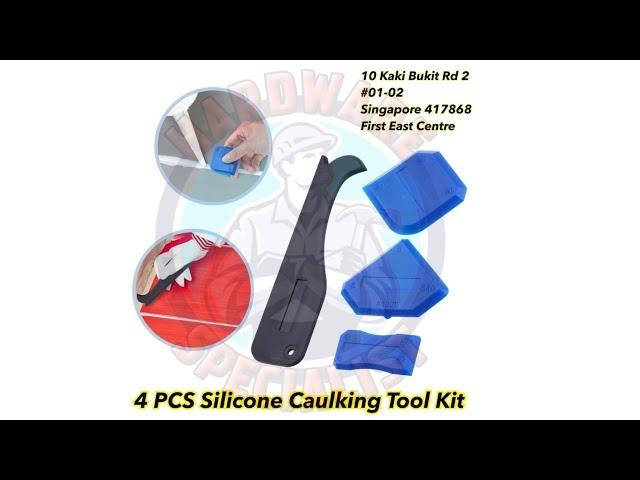 Silicone Caulking Tool Kit - How To Caulk Like A Pro