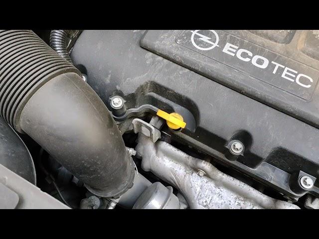 Opel Meriva B 2014, B14NEL - engine compartment squeezing during idling, reversing or with A/C on