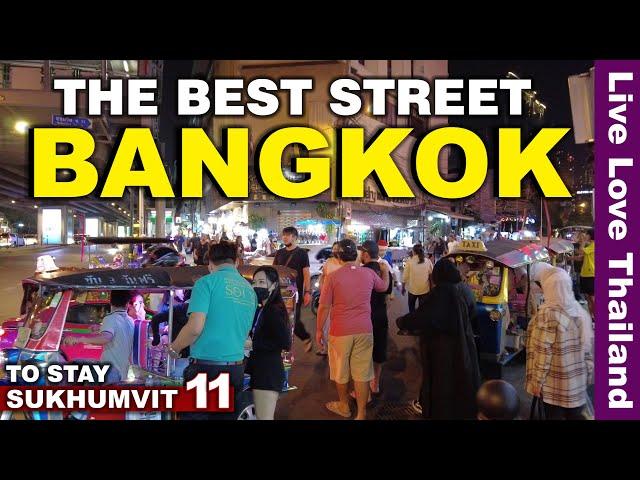 The Best Street For Tourists To Stay In BANGKOK  | Sukhumvit 11 Guide #livelovethailand