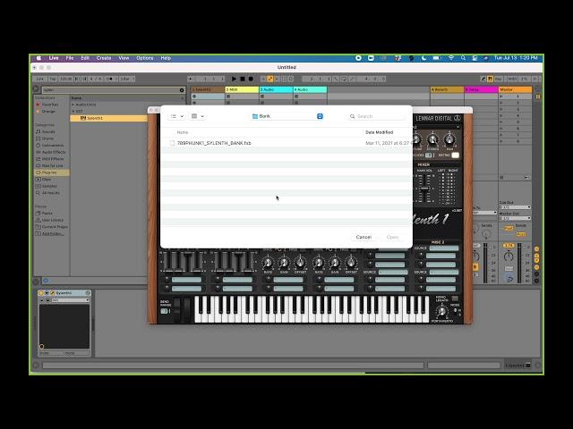 How To Load Sylenth Presets and Banks In 33 Seconds