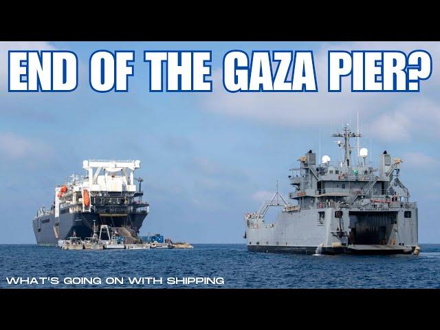 Is the Gaza Pier Mission Over?  | Report from the Gaza Pier | Breakdown of Pier Operations