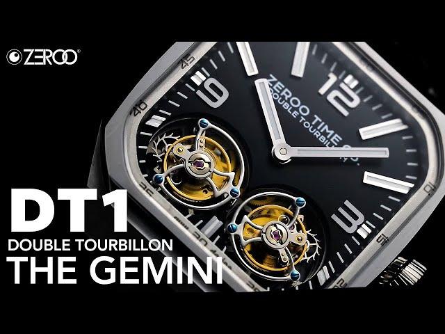 ダブルトゥールビヨン登場 ZEROO DT1 DOUBLE TOURBILLON THE GEMINI ゼロタイム株式会社