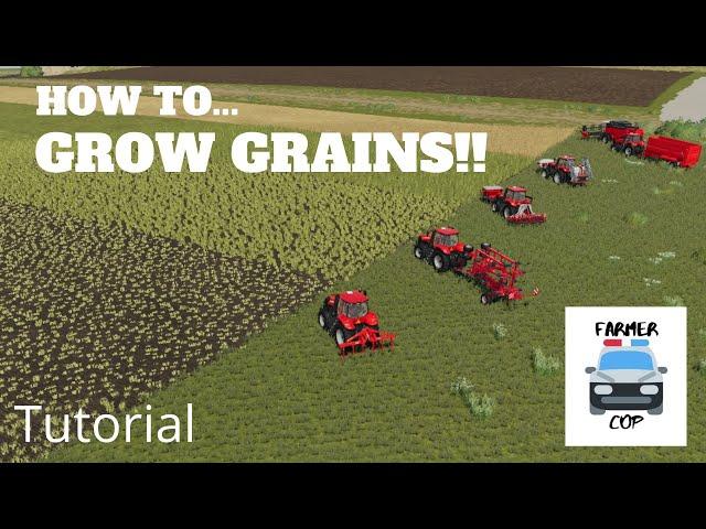 How To Grow Wheat, Barley, Oats, Canola, and Soybeans in Farming Simulator 19!!