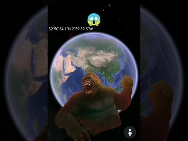 King Kongon Google Earth #shorts #googlemaps #googleearth #armkien