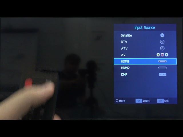 HiSense LED TV (H40BE5000) - Change Input Source