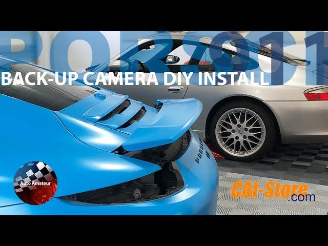 Back-Up Camera DIY Install - Porsche 911