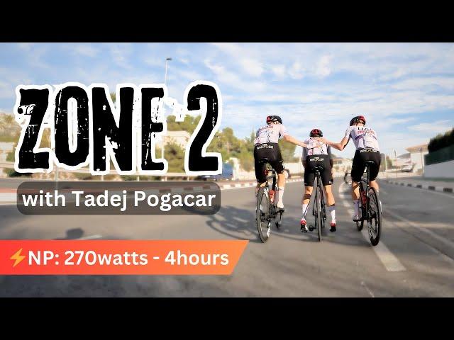 ZONE 2 with TADEJ POGACAR | Training with UAE Team