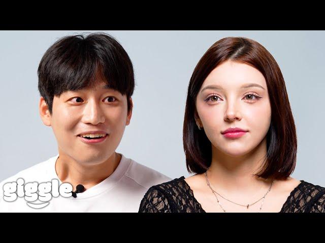 "Are you an AI?" Koreans meet Beautiful European Girl For the First Time..!