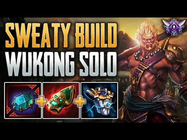 STRUGGLING TO CARRY! Sun Wukong Solo Gameplay (SMITE Masters Ranked Conquest)