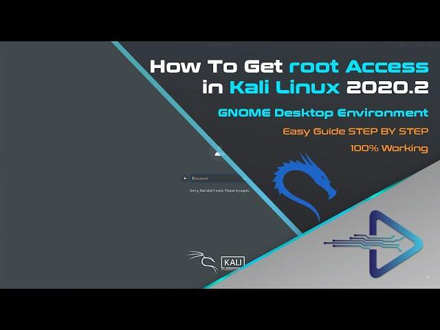 root access in Kali Linux 2021.1 | GNOME Desktop Environment