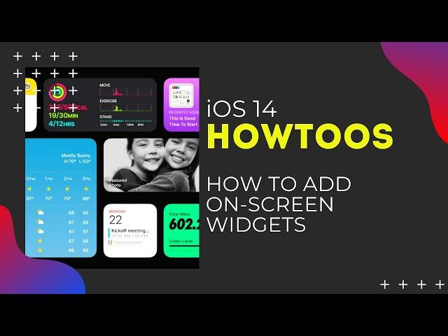 HowToOS - How to Use On-Screen Widgets