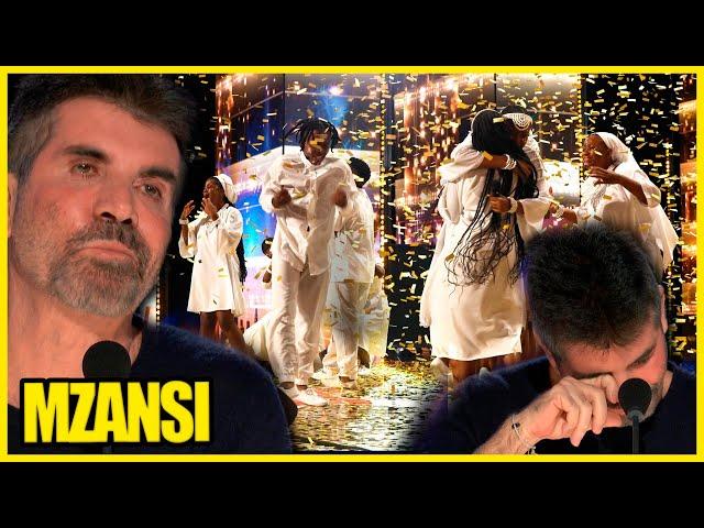 Coral Mzansi, da África, faz SIMON COWELL CHORAR ao cantarem a música de Nigthbirde no AGT 2023