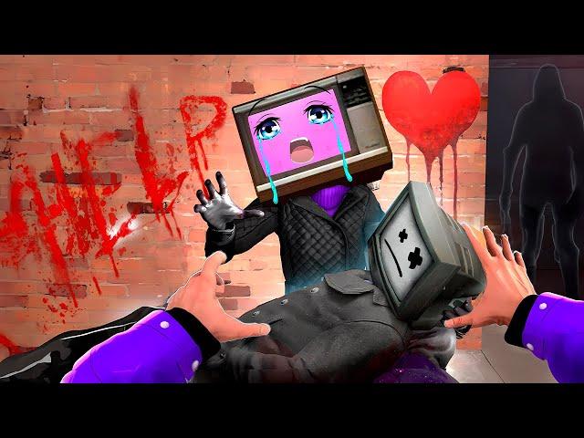 TV Woman NEEDS HELP & TV Man LOVE STORY - Skibidi Toilet 56 | gmod animation