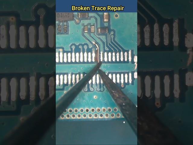 Broken Trace Repair #technology #mobilerepair