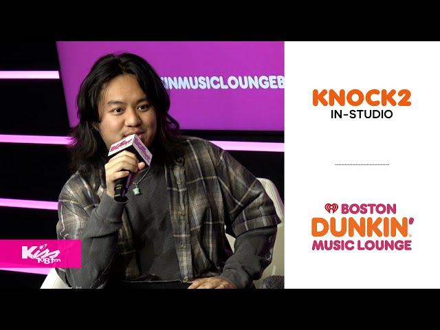 Knock2 in Kiss 108's Boston Dunkin' Music Lounge