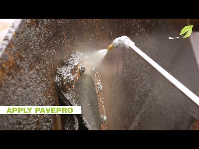 Watch PavePro Asphalt Solvent In Action: Asphalt Paver Cleaning Demonstration