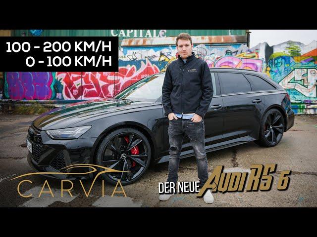 Neuer AUDI RS6 2020 Test [0-100 km/h GPS] Sound mit OPF | CarVia