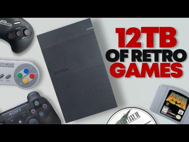 Kinhank Super Game 12TB HDD: The Ultimate Retro Gaming Collection (Retrobat, Hyperspin & More)