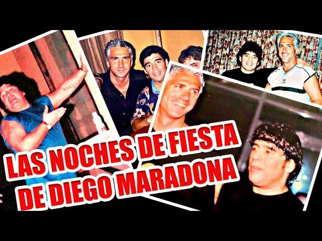 NOCHES de FIESTA de DIEGO MARADONA - ARCHIVOS INÉDITOS.