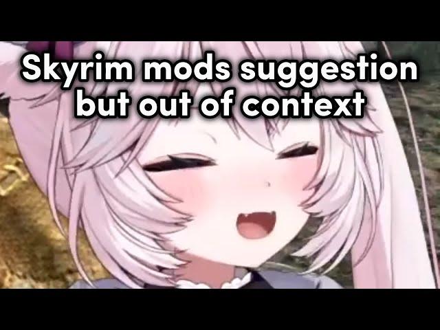 Skyrim mods suggestion but out of context