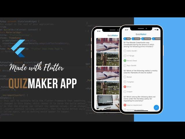 Build a Quiz Maker App with Flutter & Firebase Part 1/3 | Flutter Tutorial For Beginners