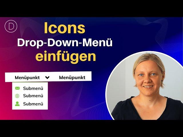 Icons in Divi Drop-Down-Menü einfügen (ohne Plugins)